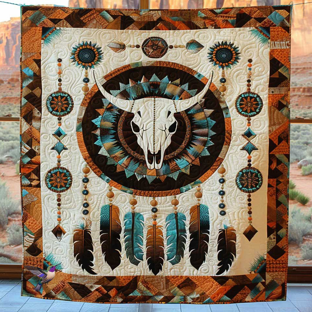 Buffalo Skull Dreamcatcher WN2410001CL Quilt