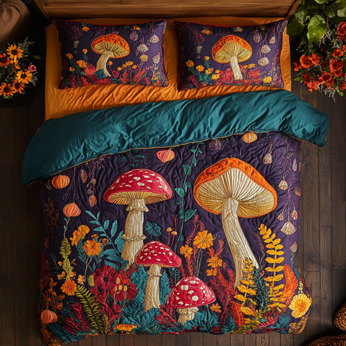 Colorful Mushroom CW2807015CL Duvet Cover Set