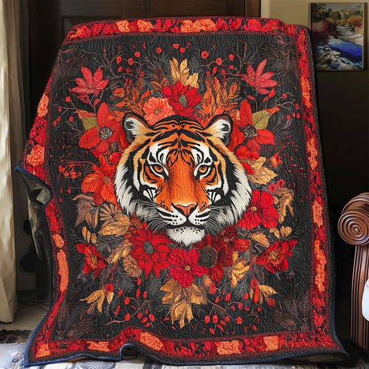 Mystic Red Rose Tiger WY1401035CL Quilt