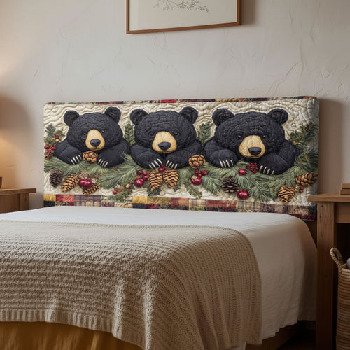 Cuddle Bears CP1112032CL Quilted Headboard Slipcover