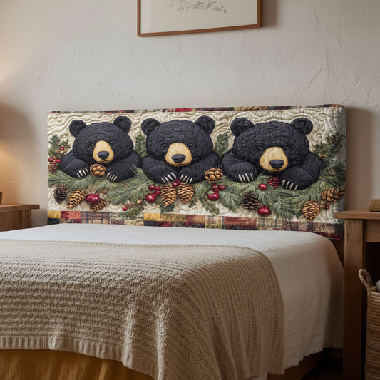 Cuddle Bears CP1112032CL Quilted Headboard Slipcover