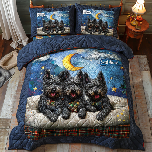 Night Of Dog WY1001063CL Duvet Cover Set