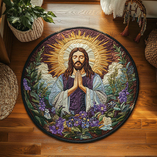 The Shepherd’s Prayer WJ2805029CL Quilted Round Mat