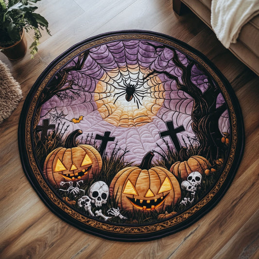 Mystic Pumpkin CW0808007CL Quilted Round Mat