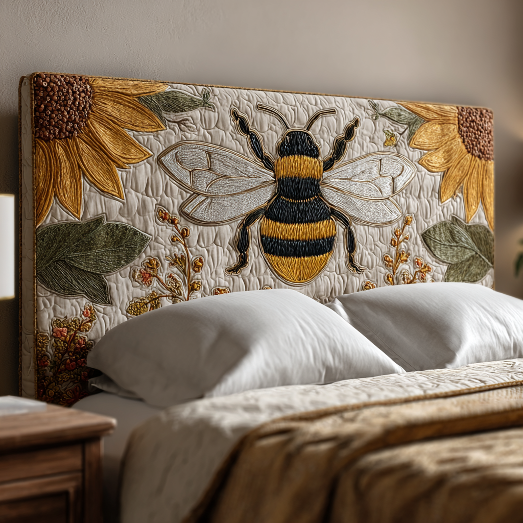 Be Sun XR2312024CL Quilted Headboard Slipcover