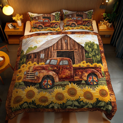 Autumn Vintage Truck WN1911003CL Duvet Cover Set