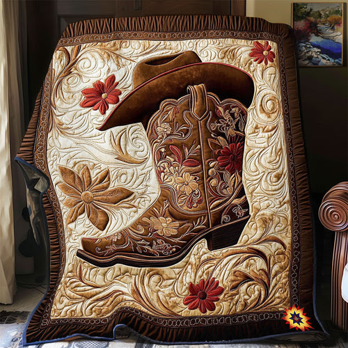 Brown Cowboy WY2012038CL Quilt