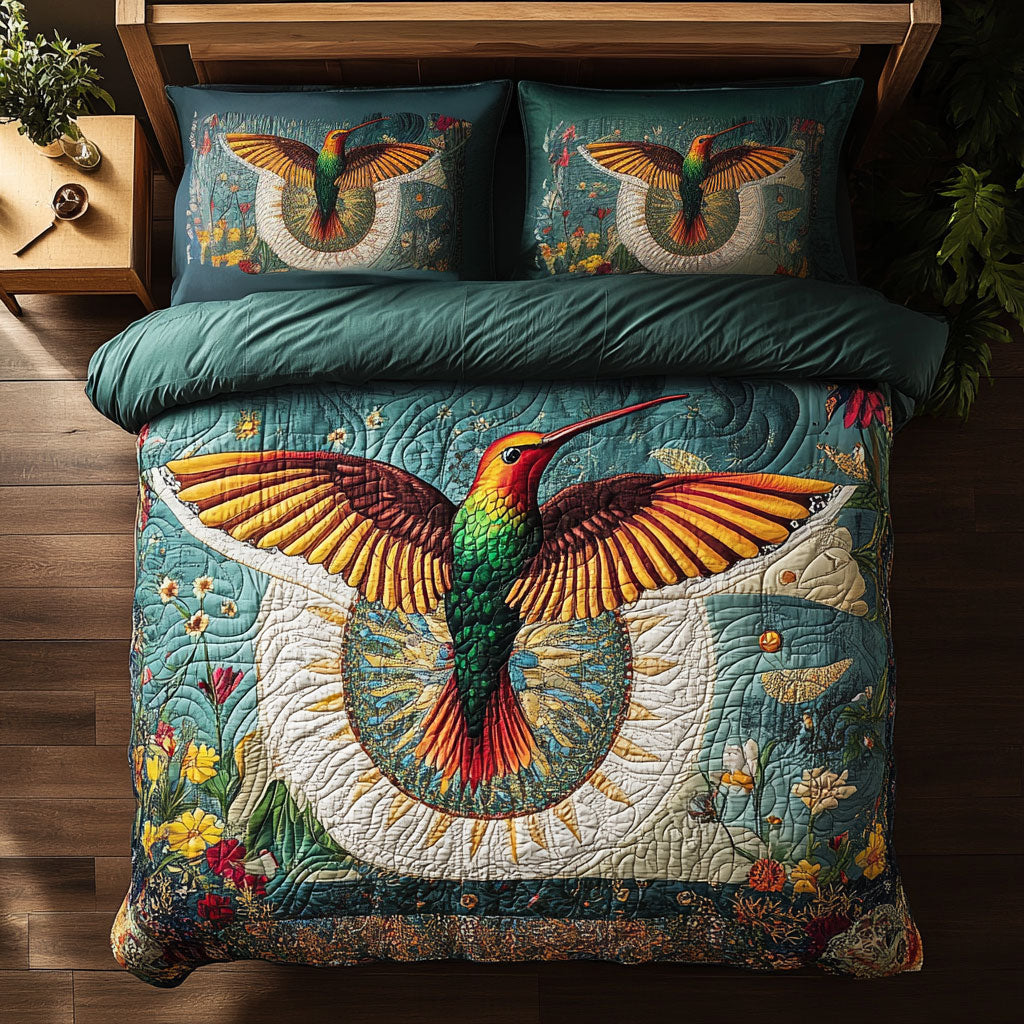 Sunrise Hummingbird WY1408007CL Duvet Cover Set