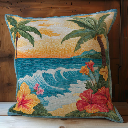 Summer Beach WY1102150CL Quilt Pillow Case