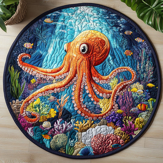 Octopus CW0406044CL Quilted Round Mat