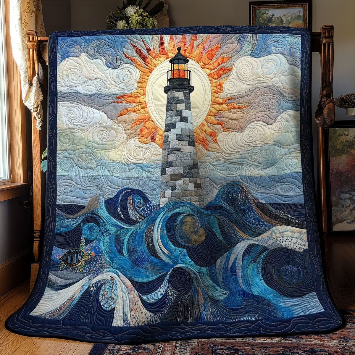 Sunrise Lighthouse WN1211074CL Quilt