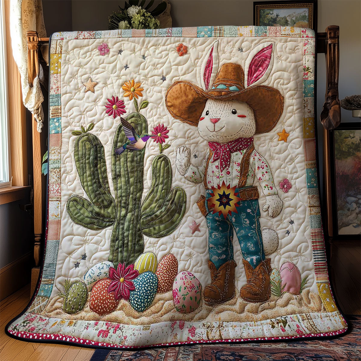 Cowboy Bunny WN2711046CL Quilt