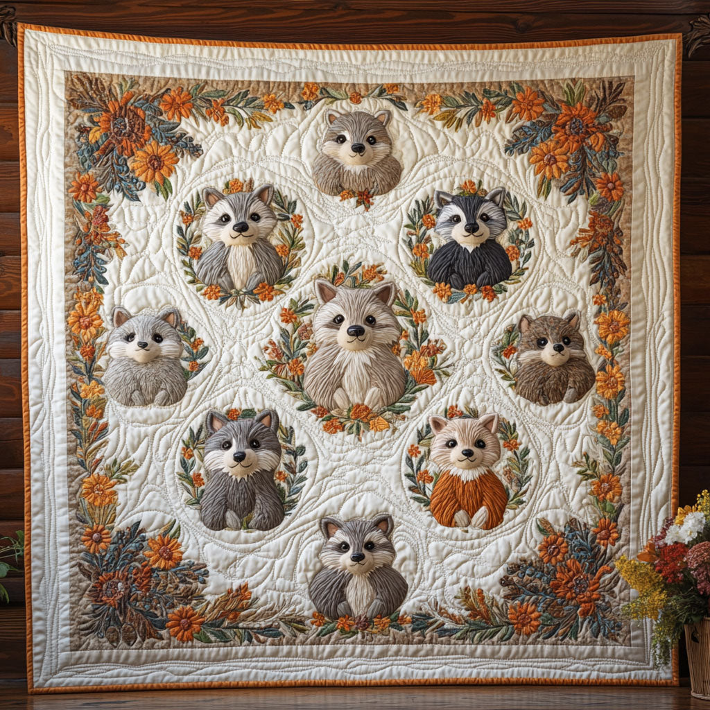 Raccoon Lover WY2702108CL Quilt