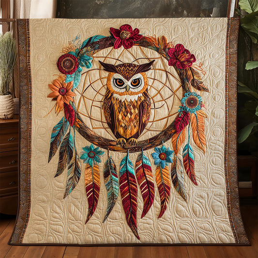 Dreamcatcher Native Owl WJ2305002CL Quilt