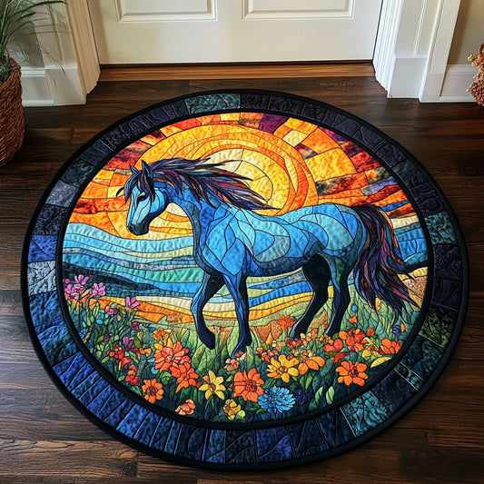 Majestic Mare CM0306016CL Quilted Round Mat