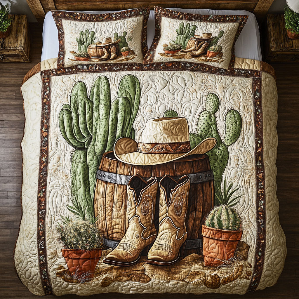 Cowboy And Cactus WY2101006CL Duvet Cover Set