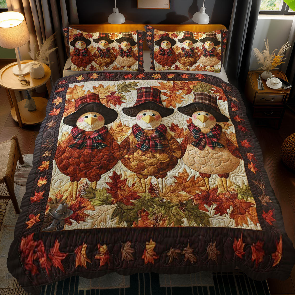 Whimsical Turkey WN1911066CL Duvet Cover Set