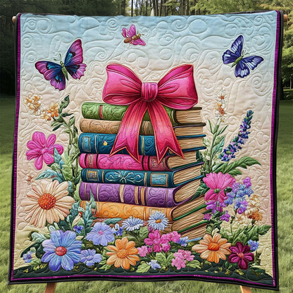 Stack Of Colorful Books WJ2104014CL Quilt
