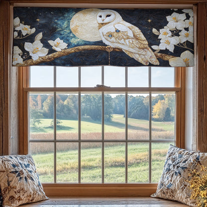 Majestic Owl WX2205040CL Quilted Valance