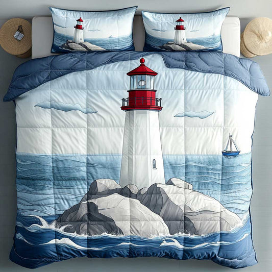 Stormy Lighthouse Coast WN2503133CL Duvet Cover Set