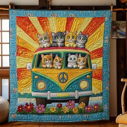Cat Caravan CP1411023CL  Quilt