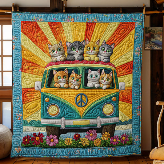 Cat Caravan CP1411023CL  Quilt