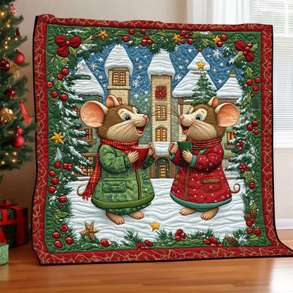 Mouse Carol Night CW1311021CL Quilt