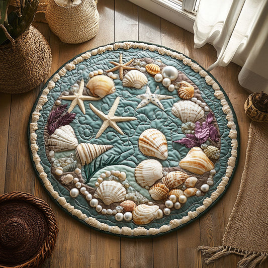 Magical Ocean WY1706062CL Quilted Round Mat