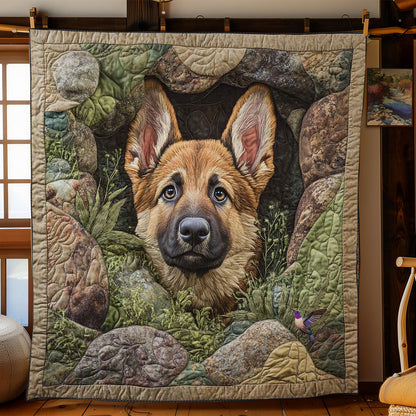 Cozy German Shepherd WN0711079CL Quilt