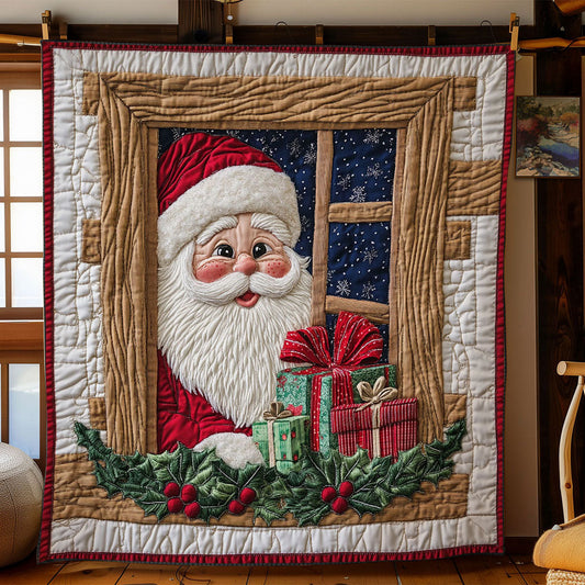 Santa At The Window WN1811038CL Quilt