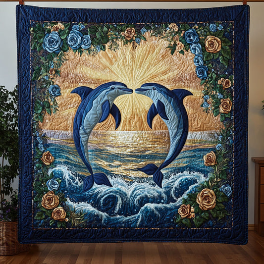 Dolphin Harmony CW0701026CL Quilt
