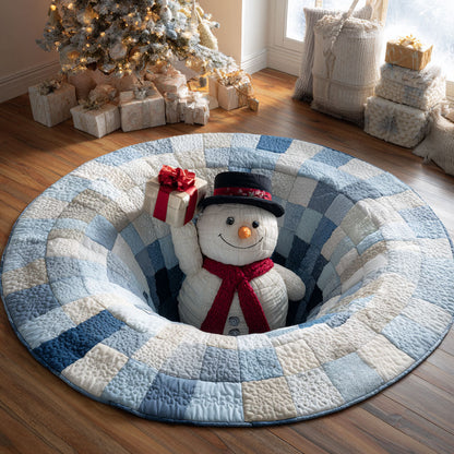 Holiday Pit CP1111013CL Quilted Round Mat