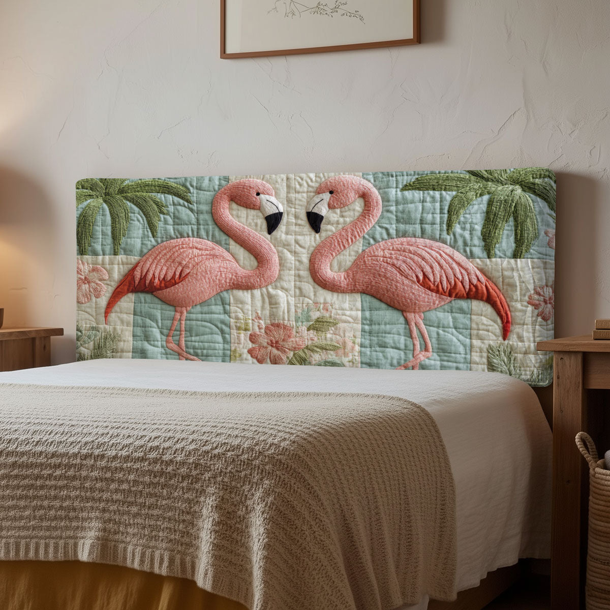 Coastal Pink CP2612038CL Quilted Headboard Slipcover