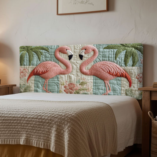 Coastal Pink CP2612038CL Quilted Headboard Slipcover