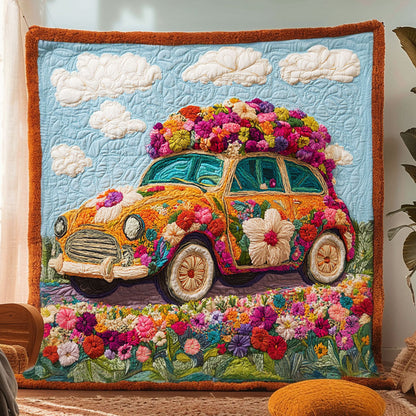 Joyful Hippie Car WN0609055CL Quilt