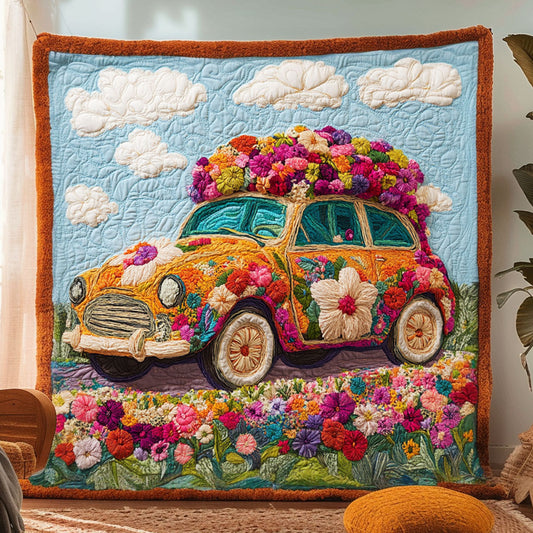 Joyful Hippie Car WN0609055CL Quilt