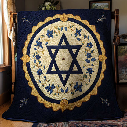 Harmony Jewish Star WN2203045CL Quilt