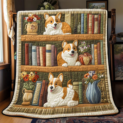 Corgi Bookshelf WP2612006CL Quilt