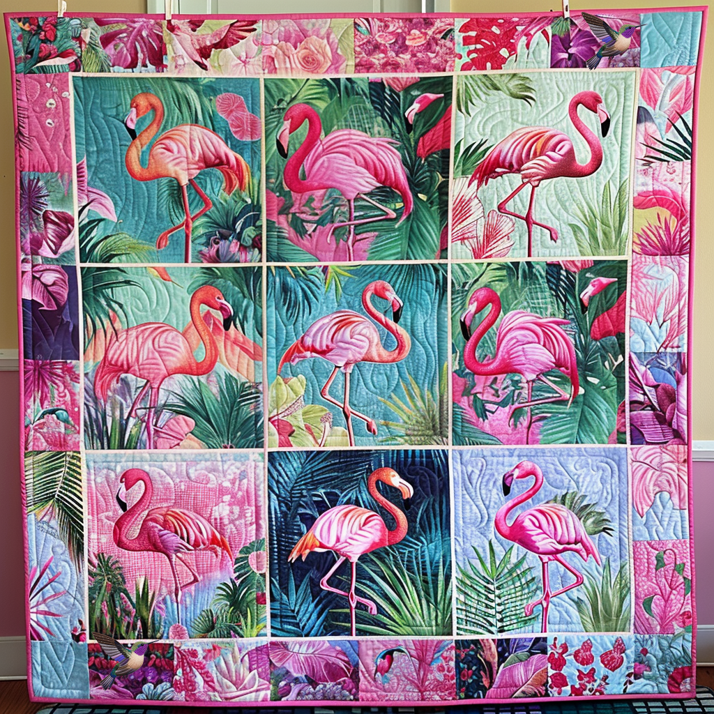 Flamingo Bay XR1610004CL Quilt