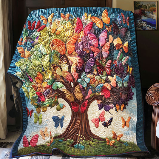 Butterfly Tree Of Life WY2312011CL Quilt