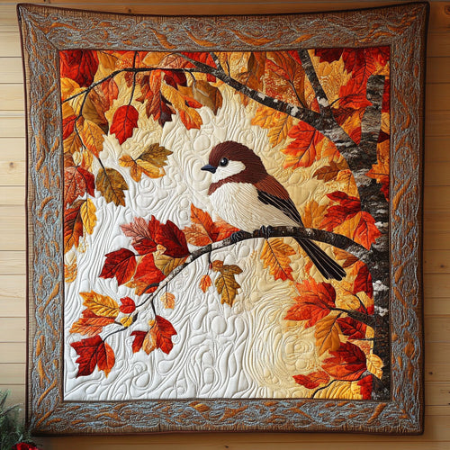 Autumn Chickadee CW0407003CL Quilt