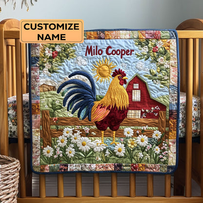 Daisy Crow And Dawn WY3107015CL Personalized Baby Quilt
