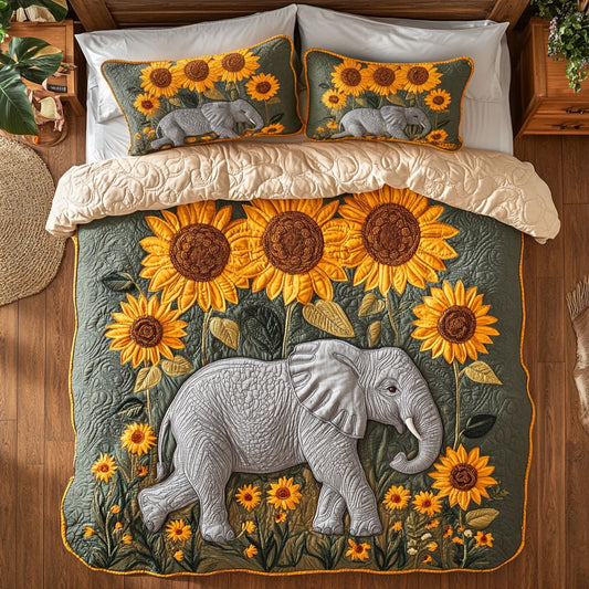 Elephant In Bloom DH1010004CL Duvet Cover Set