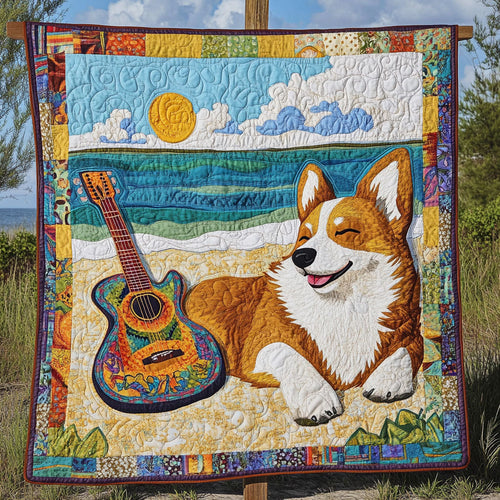 Corgi Chill Day WN1411078CL Quilt
