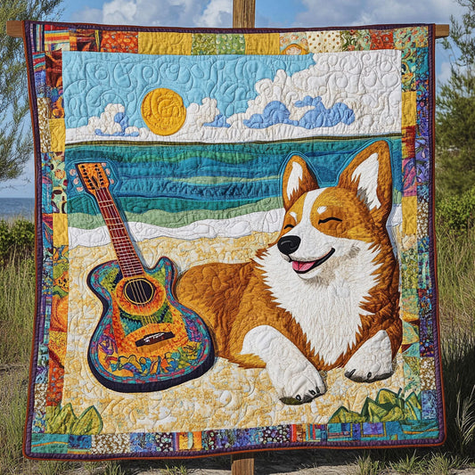 Corgi Chill Day WN1411078CL Quilt
