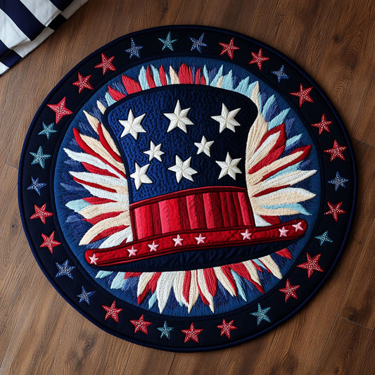 Hat Sparkle WN0906055CL Quilted Round Mat