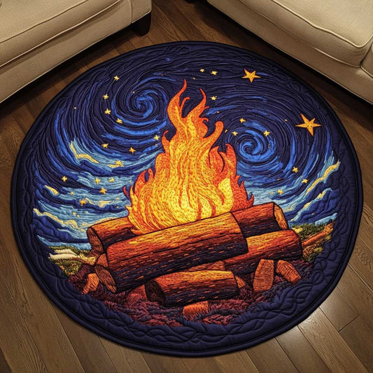 Galaxy Campfire WN1803054CL Quilted Round Mat