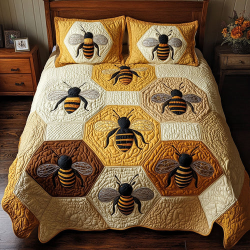 Honeycomb Bee WN1511056CL Duvet Cover Set