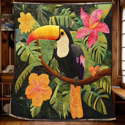 Tropical Toucan WP2201048CL Quilt