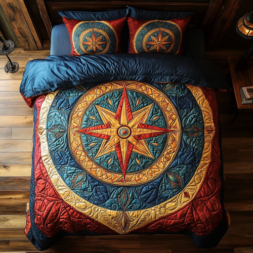 Whimsical Compass WY0406029CL Duvet Cover Set